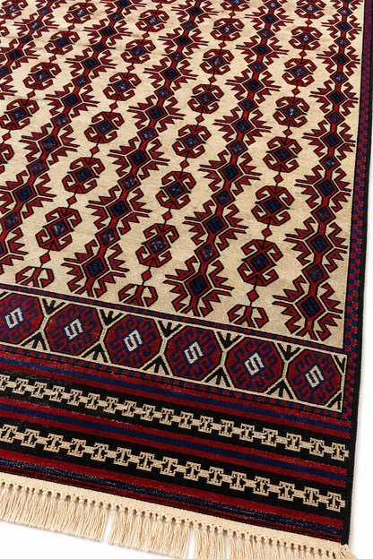 Tapis Soumak fait main – 267 × 179 cm