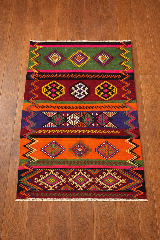 Kilim nomade mutlicolore