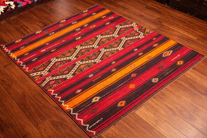 Kilim Sivas rouge-orangé - Ma boutique