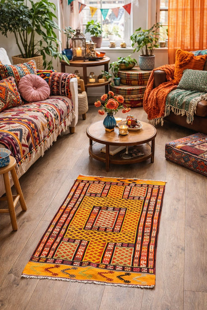 Kilim Cicim Orange