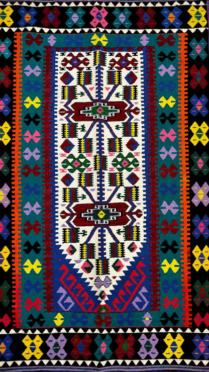 Kilim d'Anatolie – Turquie – 107 × 176 cm