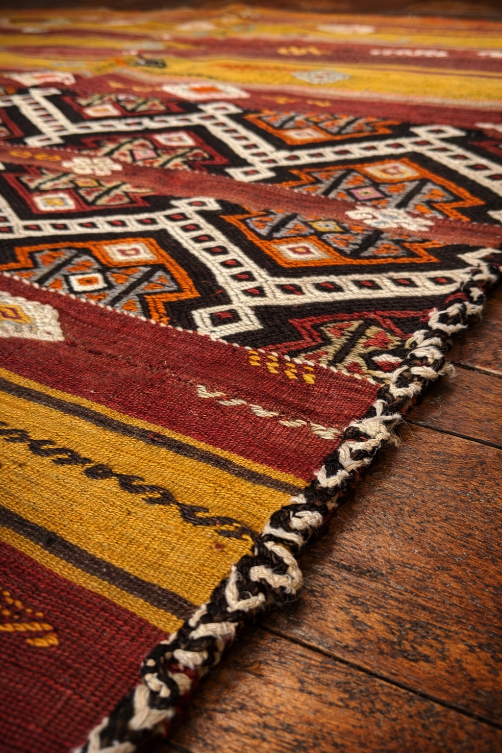 Kilim Cicim orange - Ma boutique