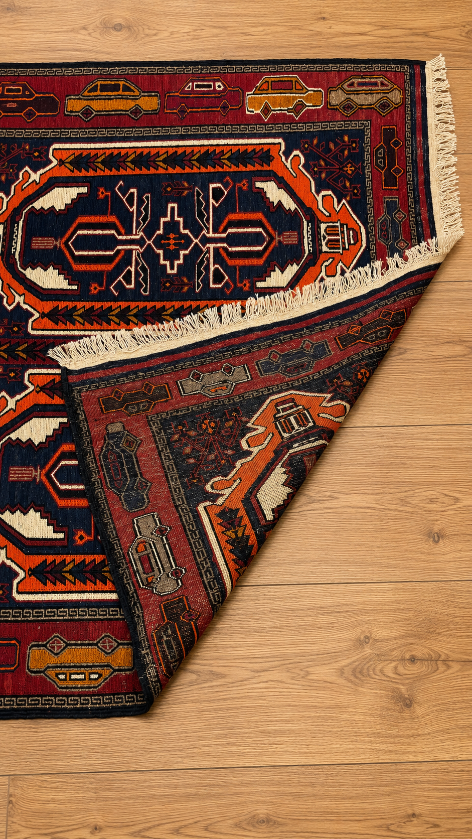 Soumak Shasavan voitures - 275 x 175 cm