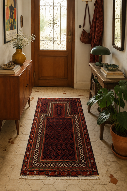 Tapis Beluch en laine – 90 × 150 cm