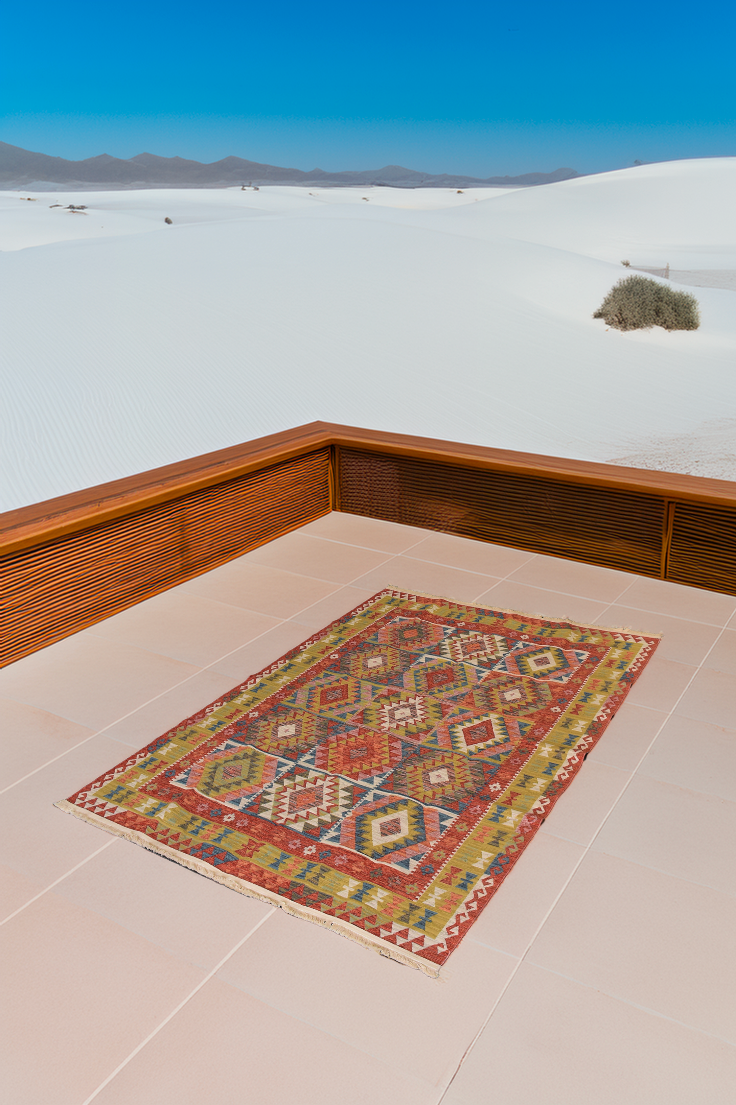 Tapis Byzance Athène Orange - Ma boutique