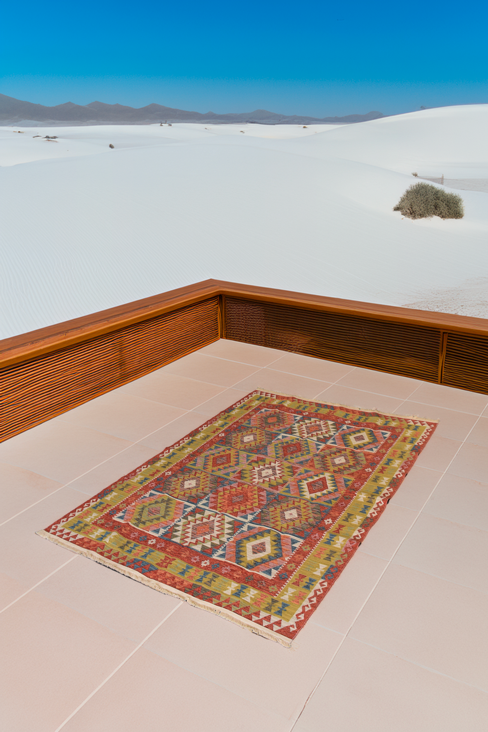 Tapis Byzance Athène Orange - Ma boutique