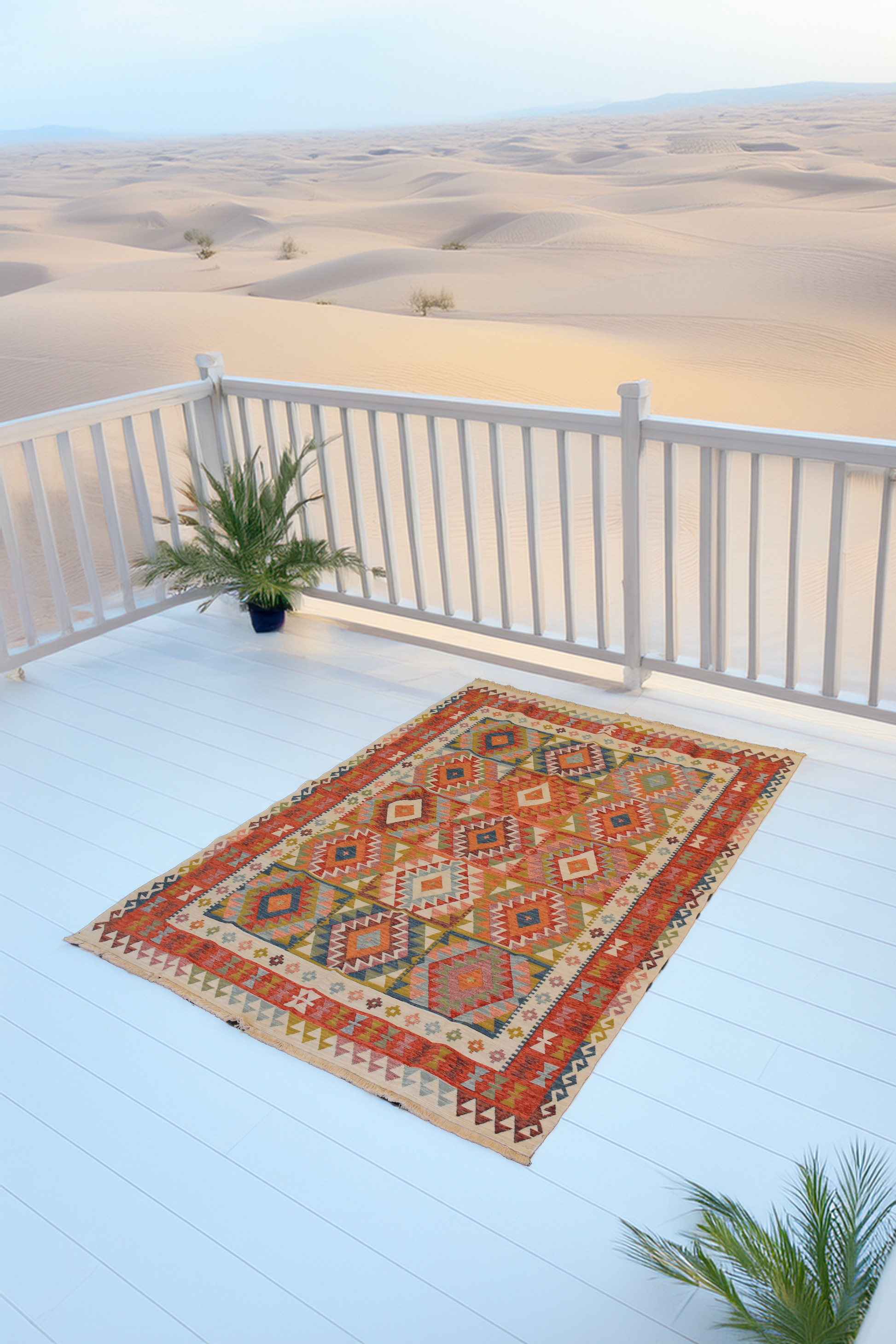 Tapis Byzance Athène Orange - Ma boutique