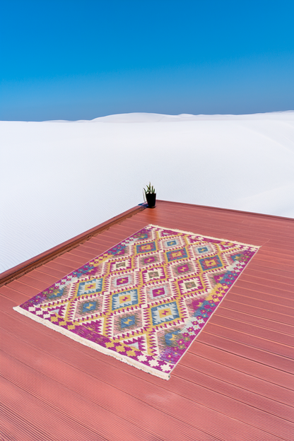 Tapis Byzance Kéops Fuchsia - Ma boutique